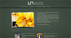 Desktop Screenshot of luzearteeventos.com.br